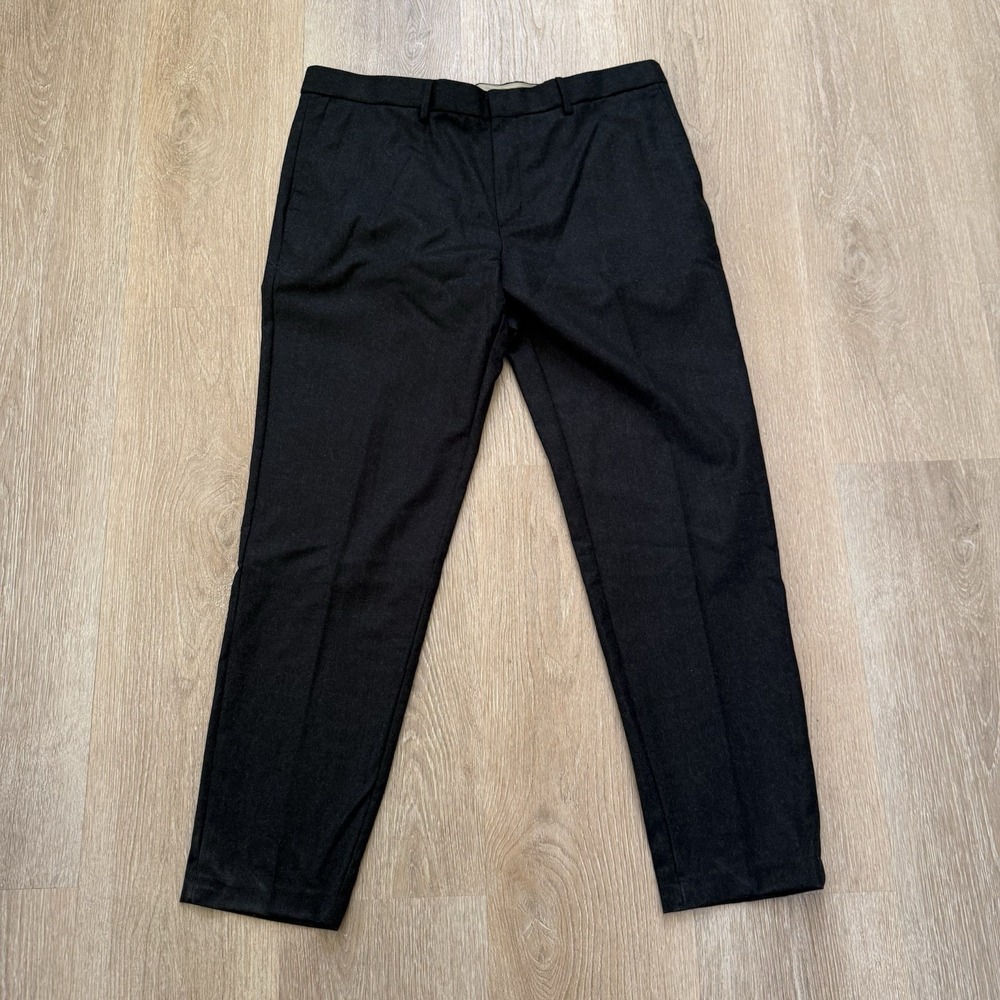 Banana Republic Tapered Fit Pants 38x32 Vitale‎ Barberis Canonico Flannel 120s